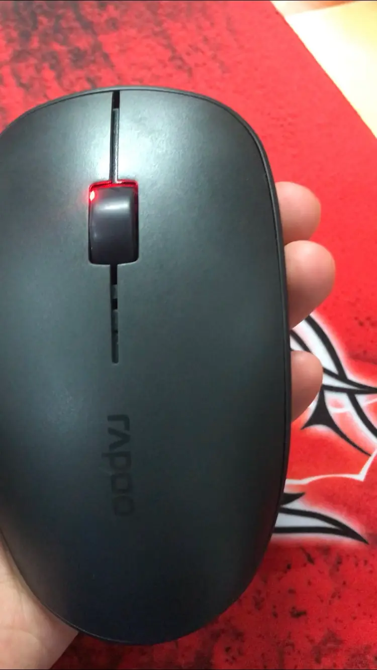Khách hàng review Chuột Không dây Bluetooth Rapoo T200 Đen xám 1