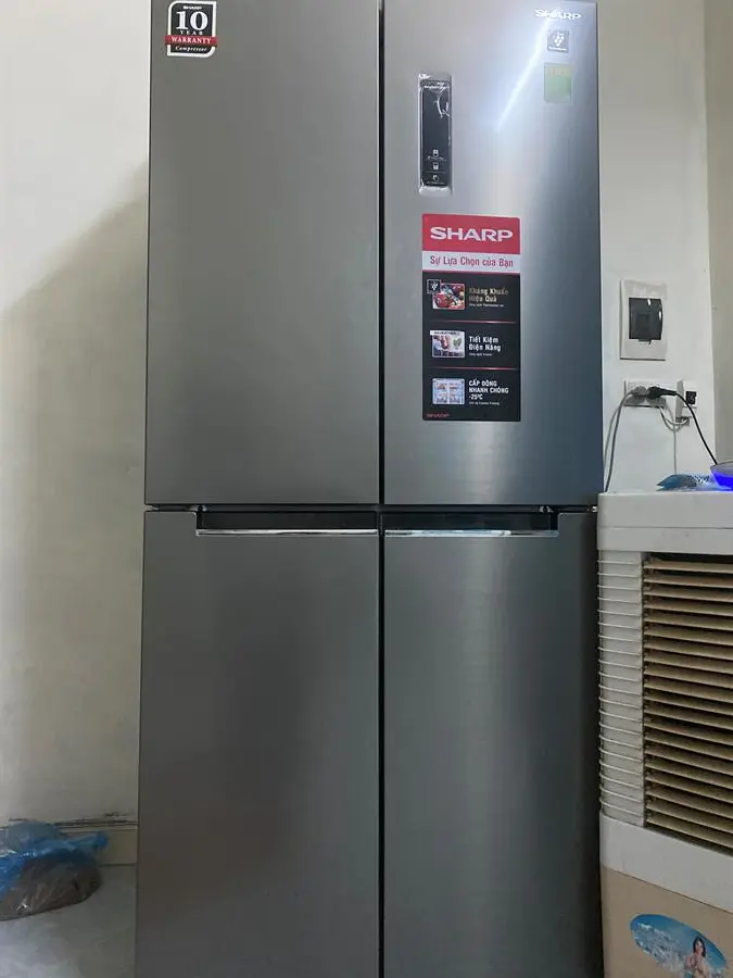 Khách hàng review Tủ lạnh Sharp Inverter 401 lít Multi Door SJ-FXP480V-SL 26