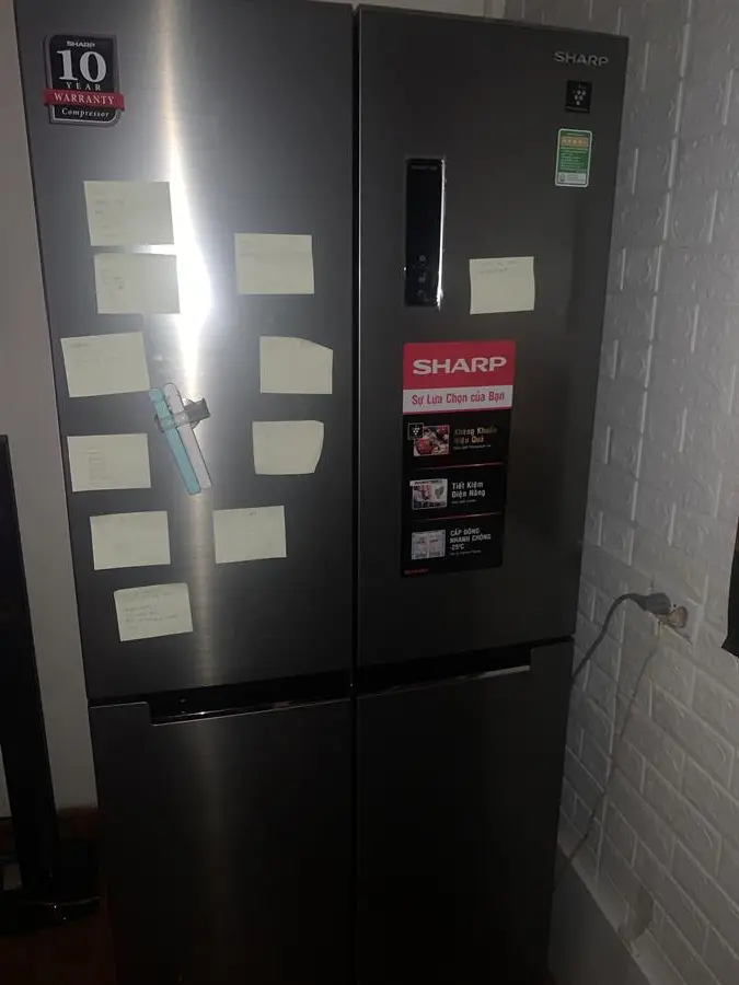 Khách hàng review Tủ lạnh Sharp Inverter 401 lít Multi Door SJ-FXP480V-SL 25