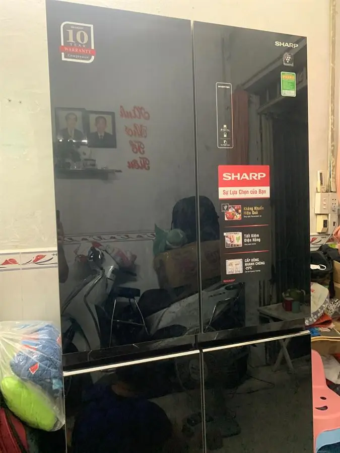 Khách hàng review Tủ lạnh Sharp Inverter 401 lít Multi Door SJ-FXP480VG-BK 17