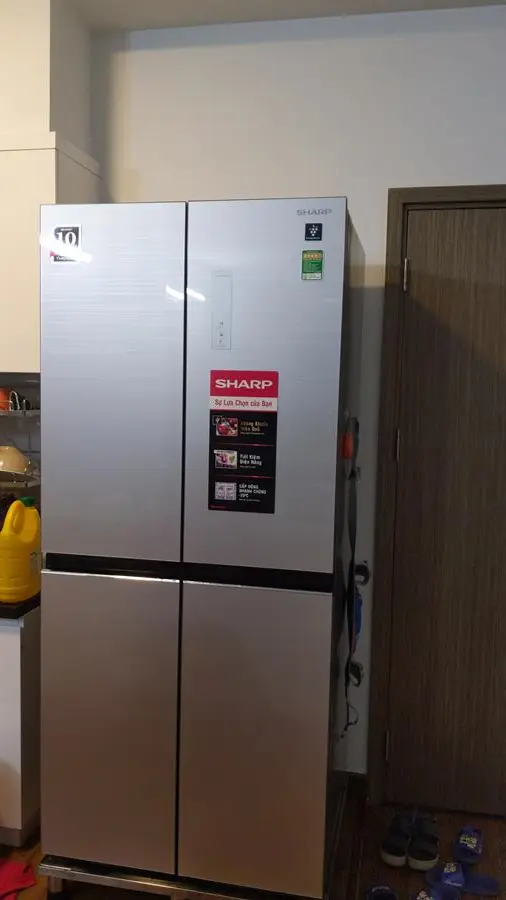 Khách hàng review Tủ lạnh Sharp Inverter 401 lít Multi Door SJ-FXP480VG-CH 11