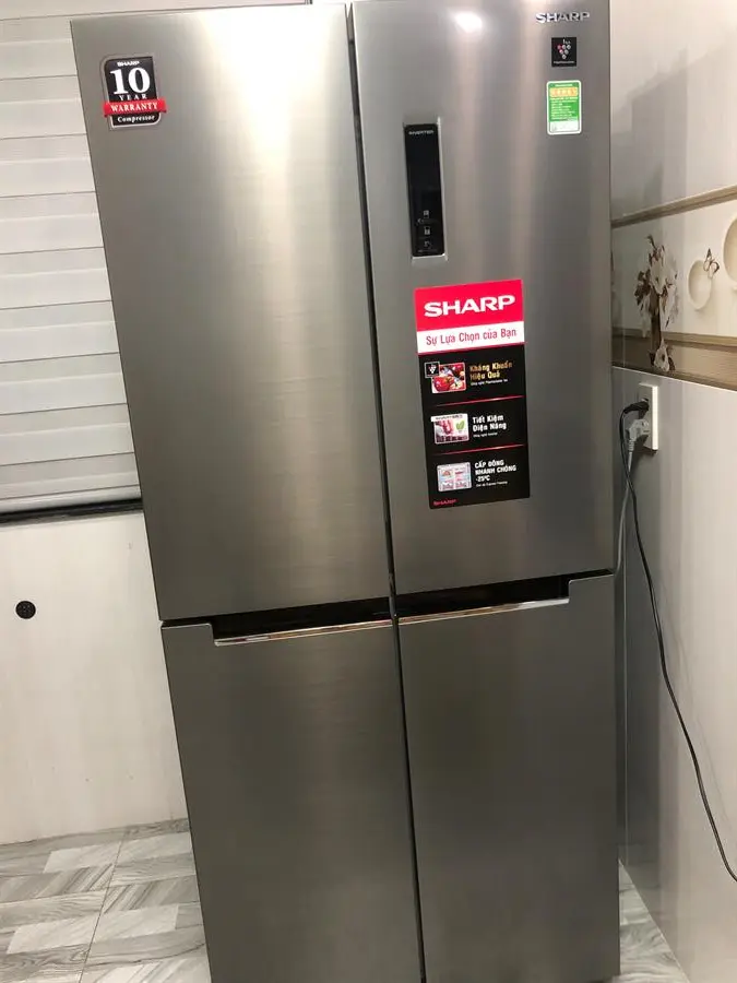 Khách hàng review Tủ lạnh Sharp Inverter 401 lít Multi Door SJ-FXP480V-SL 23