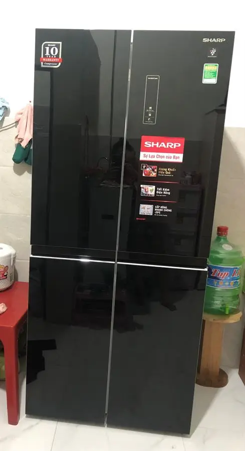 Khách hàng review Tủ lạnh Sharp Inverter 401 lít Multi Door SJ-FXP480VG-BK 16
