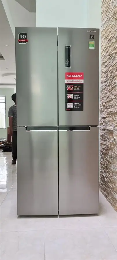 Khách hàng review Tủ lạnh Sharp Inverter 401 lít Multi Door SJ-FXP480V-SL 22