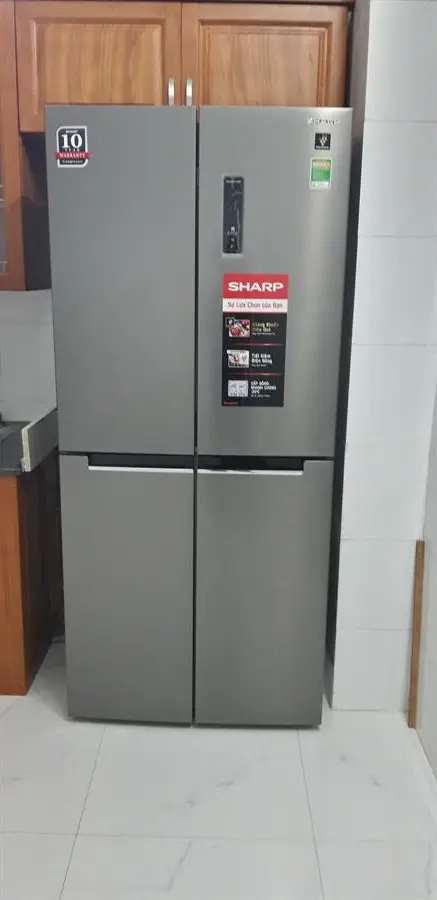 Khách hàng review Tủ lạnh Sharp Inverter 401 lít Multi Door SJ-FXP480V-SL 20