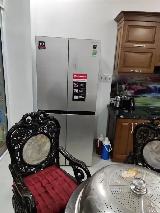 Khách hàng review Tủ lạnh Sharp Inverter 401 lít Multi Door SJ-FXP480VG-CH 10
