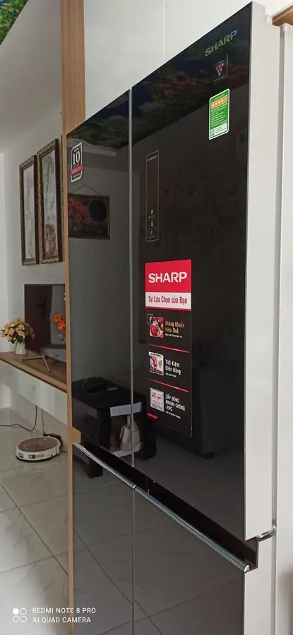 Khách hàng review Tủ lạnh Sharp Inverter 401 lít Multi Door SJ-FXP480VG-BK 12