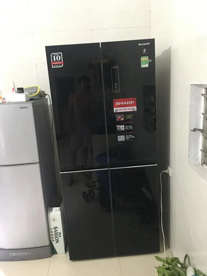 Khách hàng review Tủ lạnh Sharp Inverter 401 lít Multi Door SJ-FXP480VG-BK 10