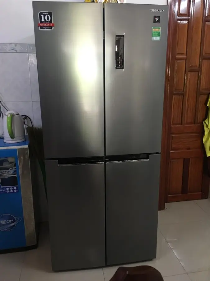 Khách hàng review Tủ lạnh Sharp Inverter 401 lít Multi Door SJ-FXP480V-SL 19