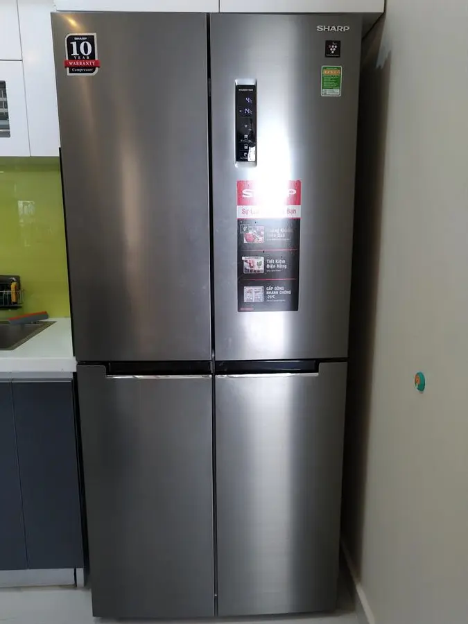 Khách hàng review Tủ lạnh Sharp Inverter 401 lít Multi Door SJ-FXP480V-SL 18