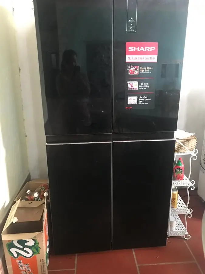 Khách hàng review Tủ lạnh Sharp Inverter 401 lít Multi Door SJ-FXP480VG-BK 9