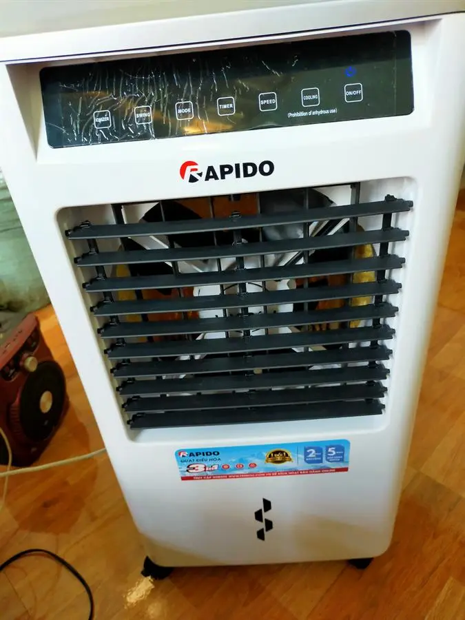 Khách hàng review Quạt điều hòa Rapido 3000D 40W 22