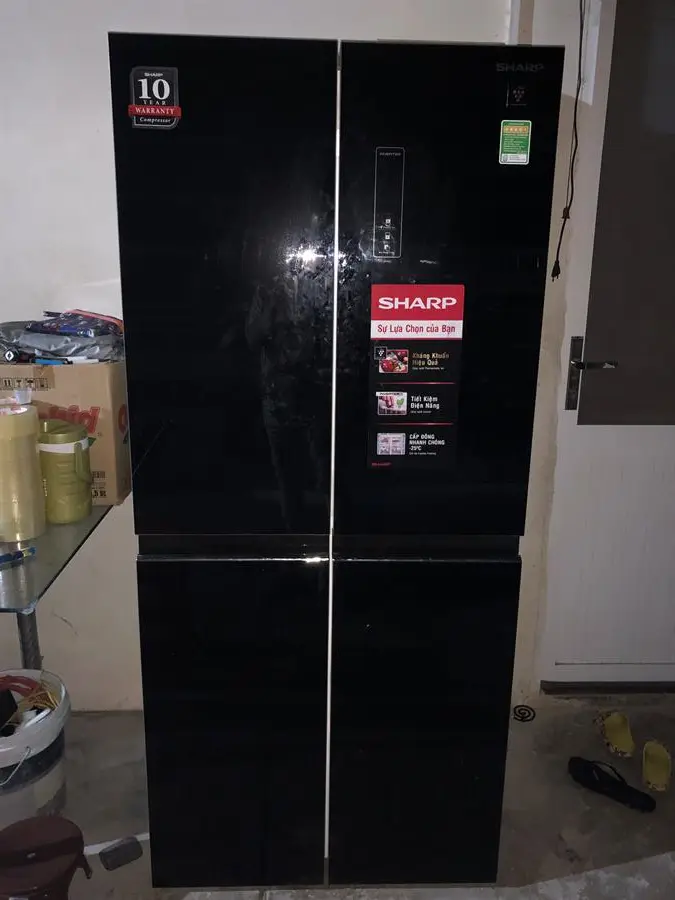 Khách hàng review Tủ lạnh Sharp Inverter 401 lít Multi Door SJ-FXP480VG-BK 8