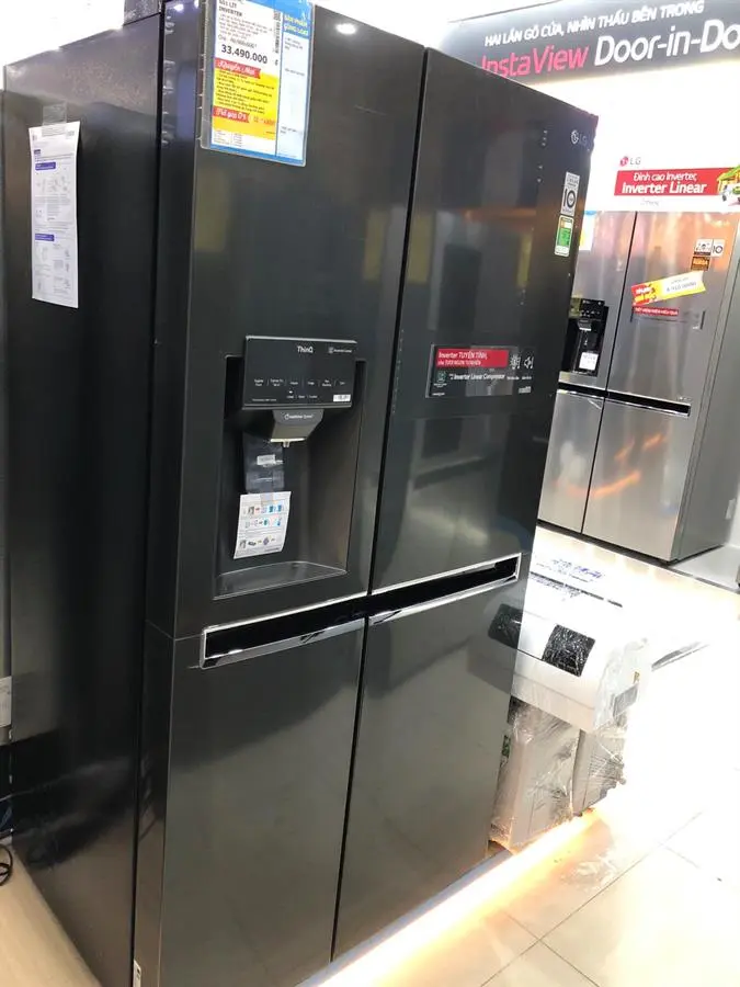 Khách hàng review Tủ lạnh LG Inverter 601 lít Side By Side GR-D247MC 8