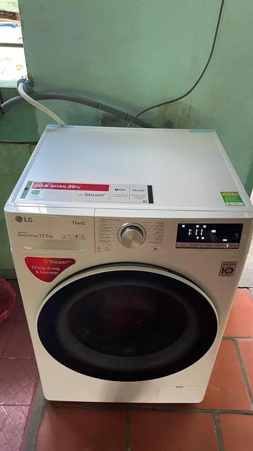 Khách hàng review Máy giặt LG AI DD Inverter 10.5 kg FV1450S3W2 22