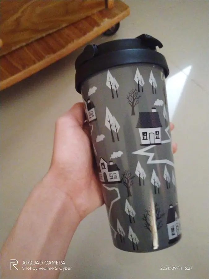 hách hàng review Ly giữ nhiệt inox 500 ml Delites K500B90 Đen 6