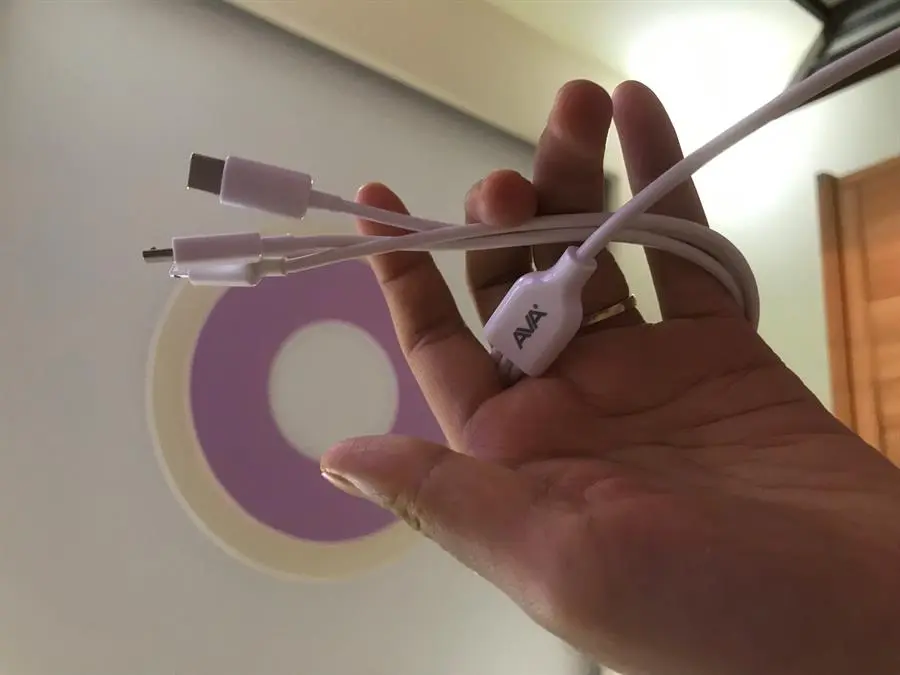 Khách hàng review Cáp 3 đầu Lightning Type-C Micro 1 m AVA AP03-1000 4
