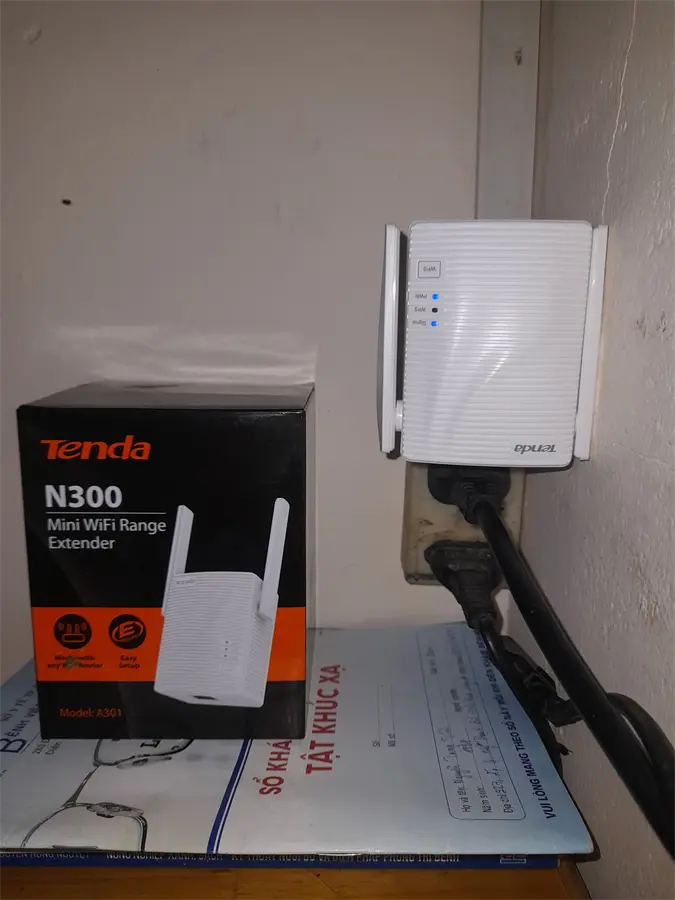 Khách hàng review Repeater mở rộng sóng Wifi Chuẩn N Tenda A301 4
