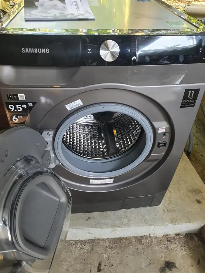 Khách hàng review Máy giặt sấy Samsung Addwash Inverter giặt 9.5 kg - sấy 6 kg WD95T754DBX/SV 23