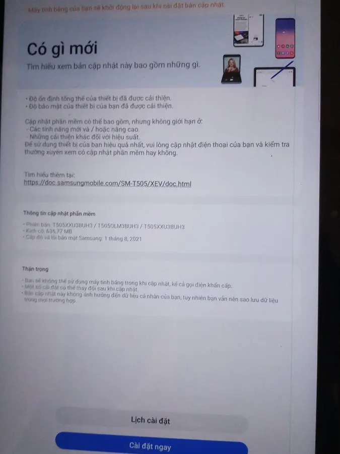 Khách hàng review Máy tính bảng Samsung Galaxy Tab A7 (2020) 4