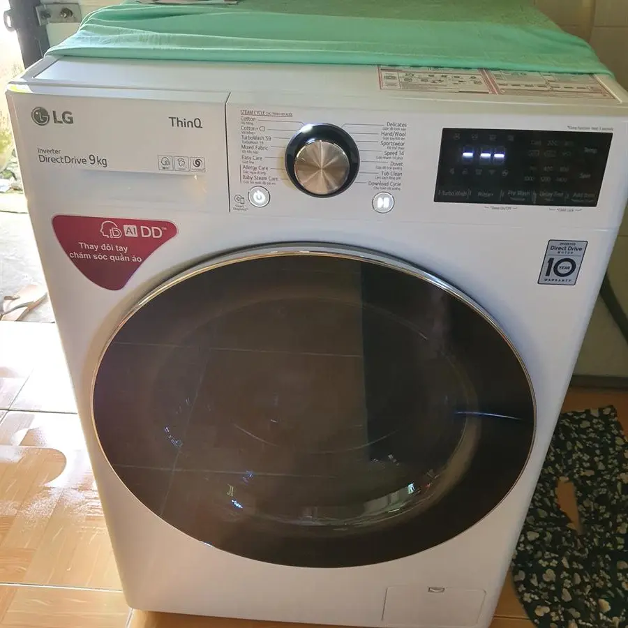 Khách hàng review Máy giặt LG Inverter 9 kg FV1409S2W 14