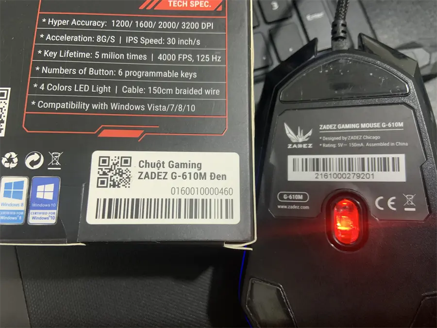 Khách hàng review Chuột Có dây Gaming Zadez G-610M 12