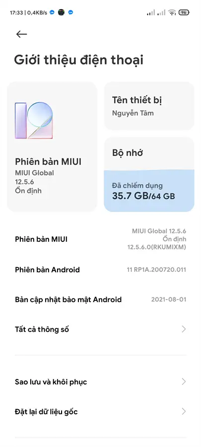 Khách hàng review Điện thoại Xiaomi Redmi 10 (4GB/64GB) 4