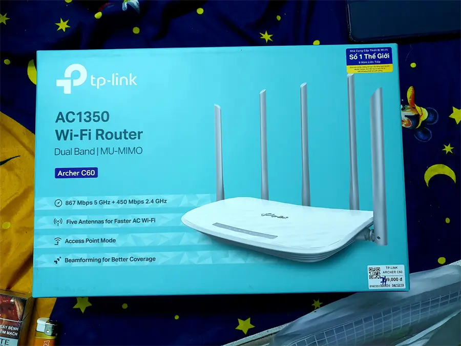 Khách hàng review Router Wifi Chuẩn AC1350 TP-Link Archer C60 3