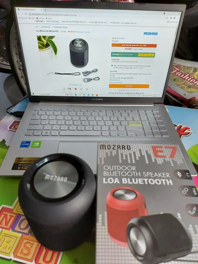 Khách hàng review Loa Bluetooth Mozard E7 14