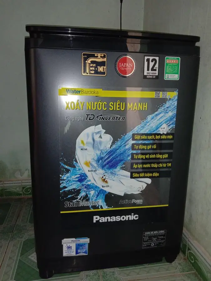 Khách hàng review Máy giặt Panasonic Inverter 10.5 Kg NA-FD10VR1BV 49