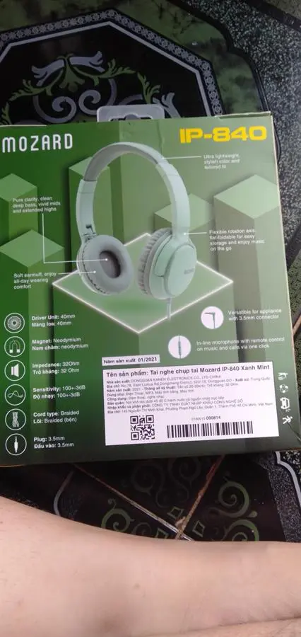 Khách hàng review Tai nghe Chụp Tai Mozard IP-840 34