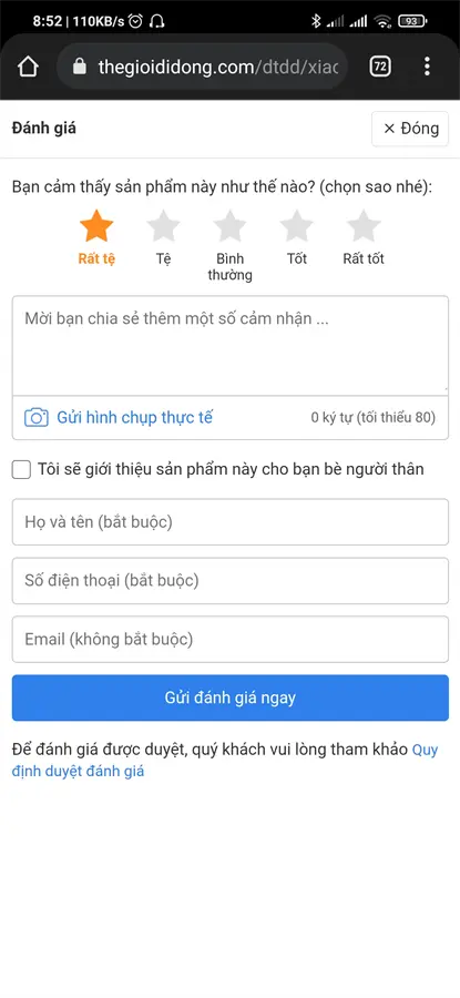 Khách hàng review Điện thoại Xiaomi Redmi 9T (4GB/64GB) 7