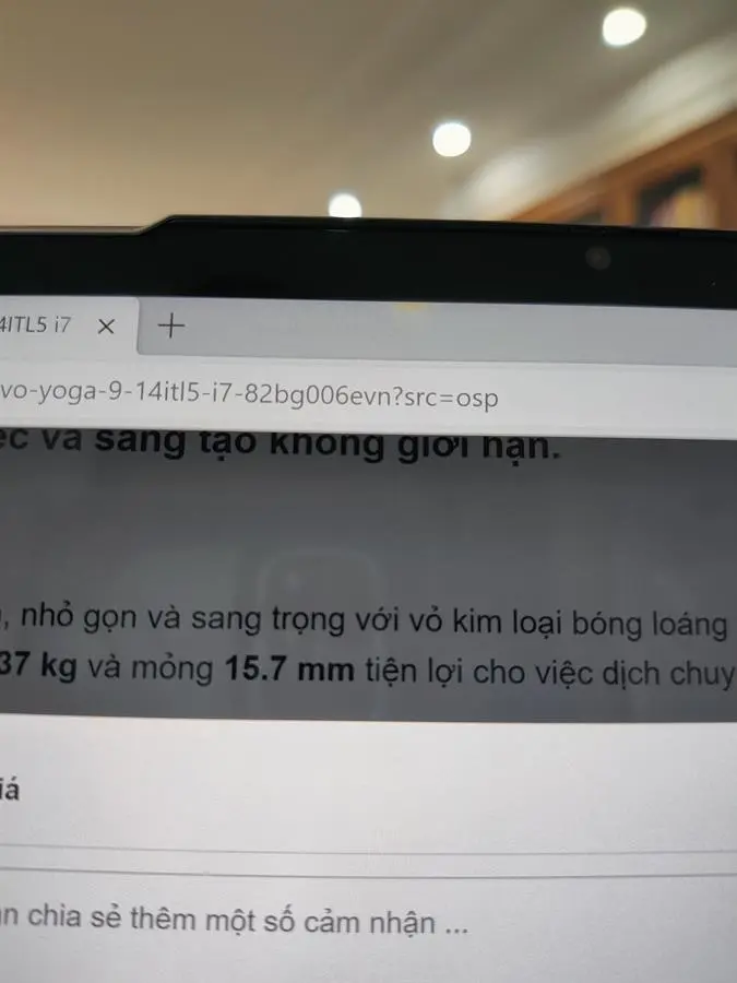 Khách hàng review Laptop Lenovo Yoga 9 14ITL5 i7/1185G7/16GB/1TB SSD/Touch/Pen/Win10 (82BG006EVN) 3