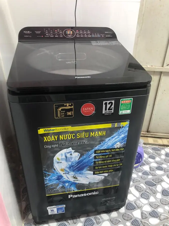 Khách hàng review Máy giặt Panasonic Inverter 10.5 Kg NA-FD10AR1BV 85