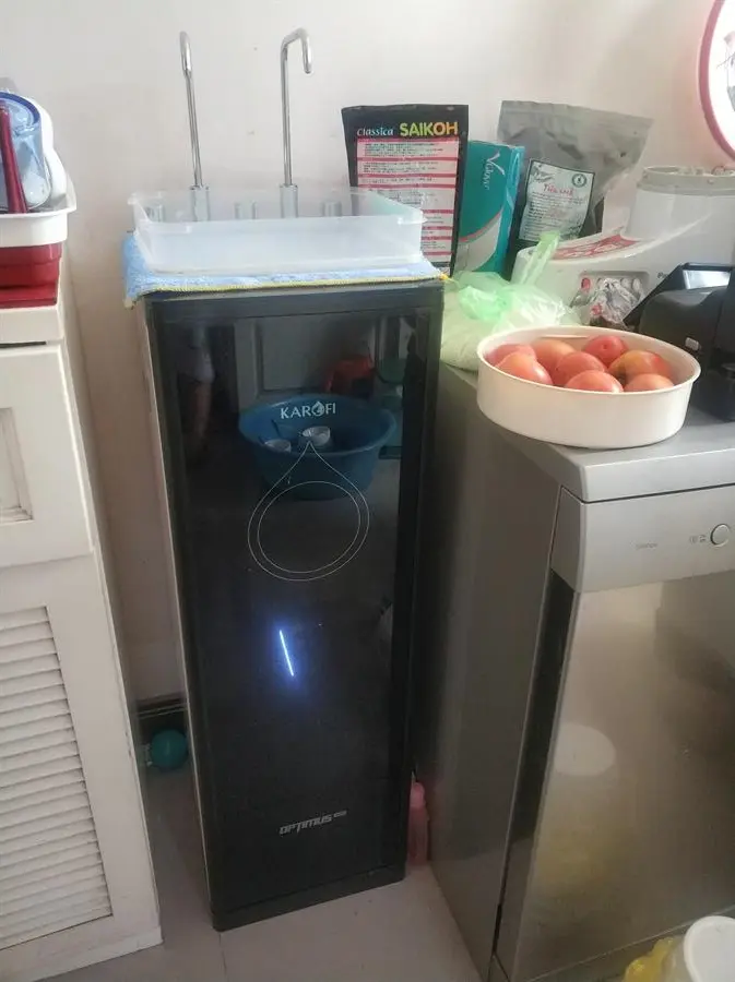 Khách hàng review Máy lọc nước RO nóng nguội lạnh Karofi Optimus Duo O-D138 7 lõi 1