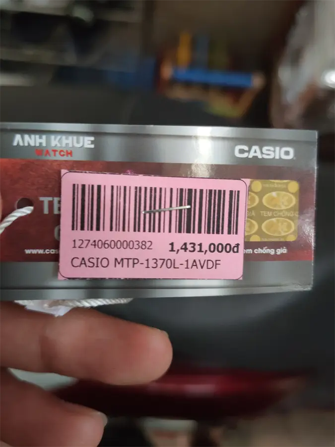 Khách hàng review Đồng hồ CASIO Timeless 39.8 mm Nam MTP-1370L-1AVDF 7
