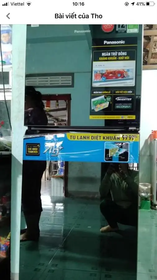 Khách hàng review Tủ lạnh Panasonic Inverter 268 lít NR-TV301VGMV 37