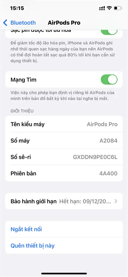 Khách hàng review Tai nghe Bluetooth AirPods Pro Wireless Charge Apple MWP22 18
