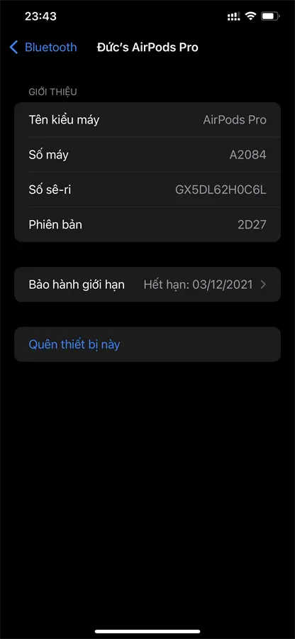 Khách hàng review Tai nghe Bluetooth AirPods Pro Wireless Charge Apple MWP22 16