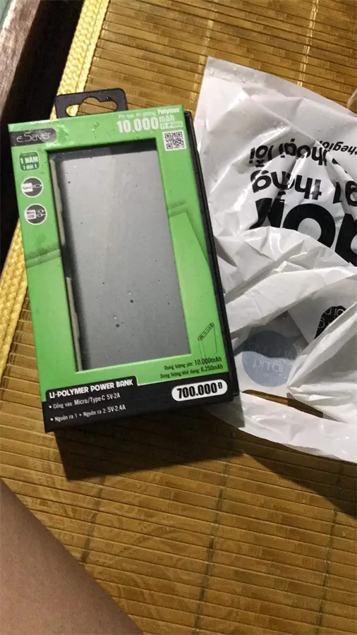 Khách hàng review Pin sạc dự phòng Polymer 10.000 mAh Type C 10W eSaver PJ JP106S 9