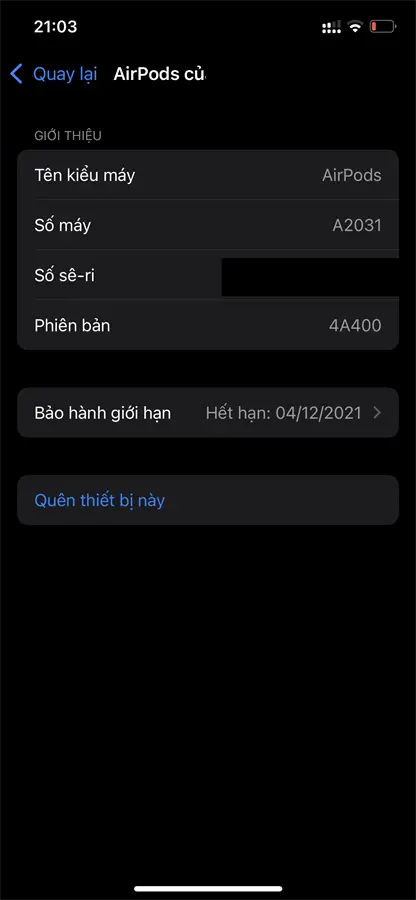 Khách hàng review Tai nghe Bluetooth AirPods 2 Lightning Charge Apple MV7N2 56