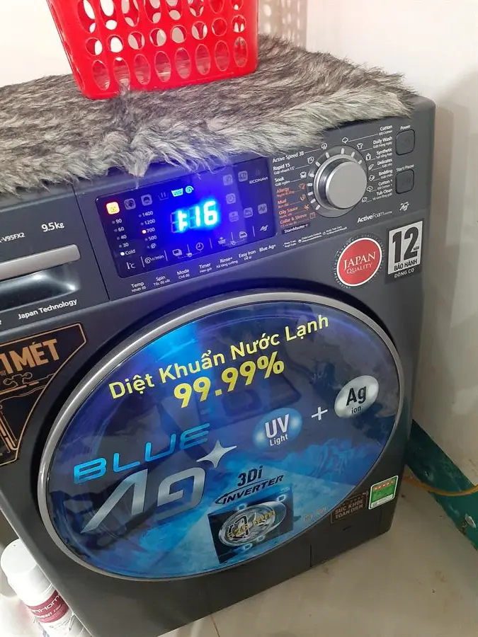 Khách hàng review Máy giặt Panasonic Inverter 9.5 Kg NA-V95FX2BVT 22