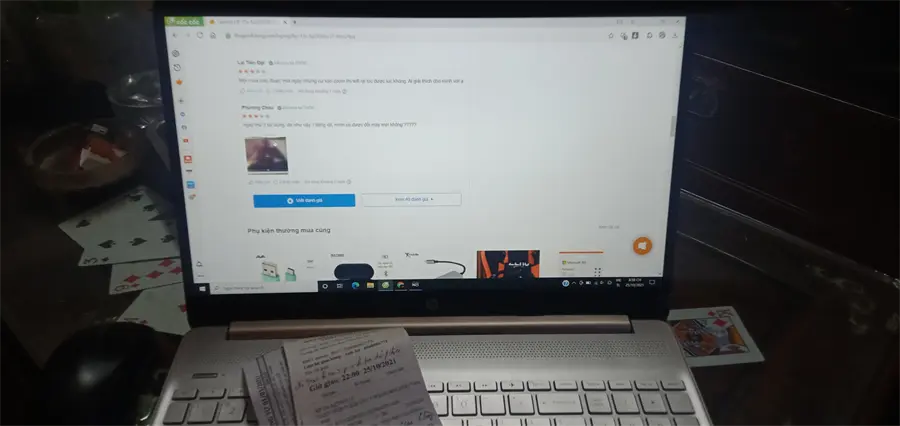 Khách hàng review Laptop HP 15s fq2556TU i7 1165G7/8GB/512GB/Win10 (46M24PA) 5