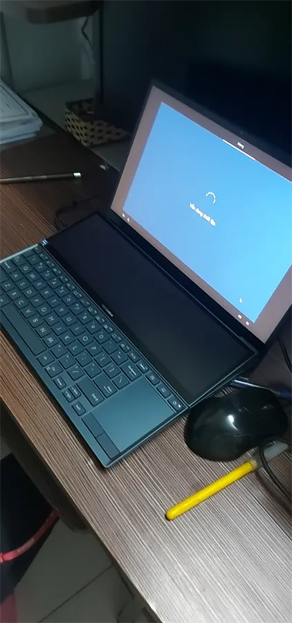 Khách hàng review Laptop Asus ZenBook Duo UX482EA i5 1135G7/8GB/512GB/Touch/Pen/Túi/Stand/Win10 (KA081T) 1