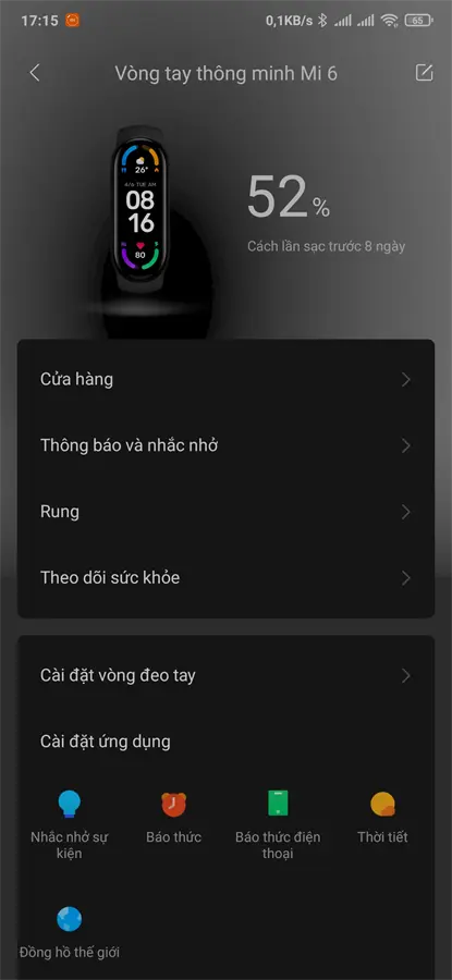 Khách hàng review Vòng đeo tay thông minh Mi Band 6 Đen 42