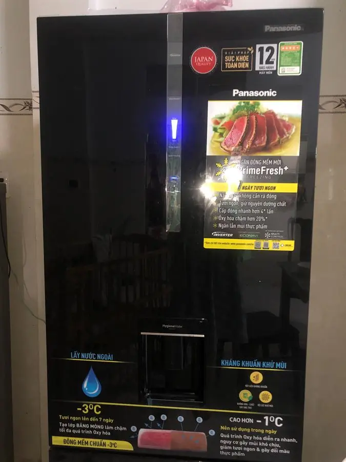 Khách hàng review Tủ lạnh Panasonic Inverter 417 lít NR-BX471GPKV 110