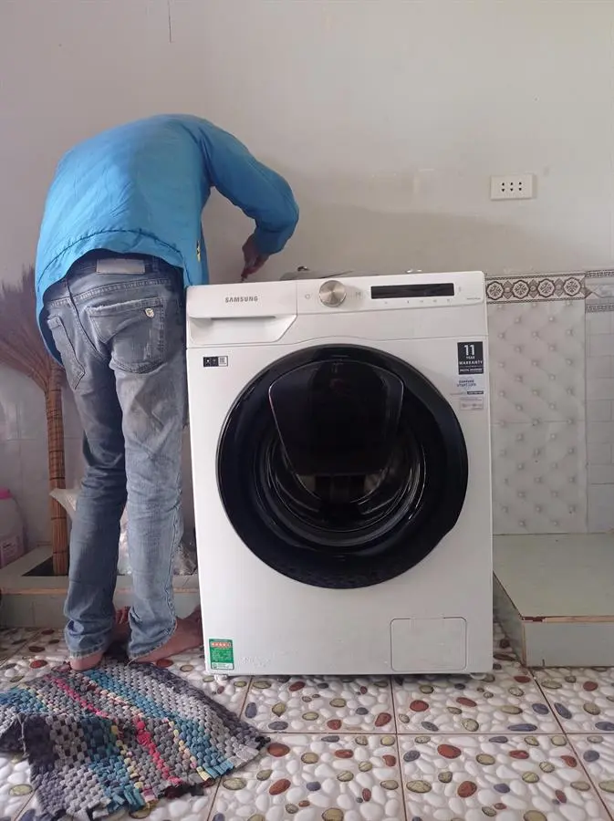 Khách hàng review Máy giặt Samsung Addwash Inverter 8.5kg WW85T554DAW/SV 3