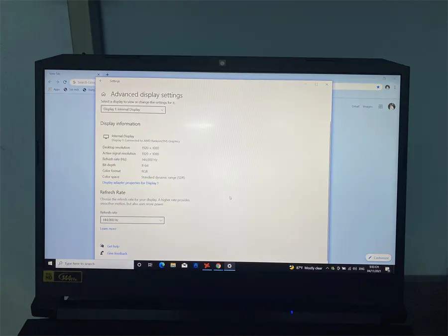 Khách hàng review Laptop Acer Nitro 5 Gaming AN515 45 R3SM R5 5600H/8GB/512GB/4GB GTX1650/144Hz/Balo/Win10 (NH.QBMSV.005) 2