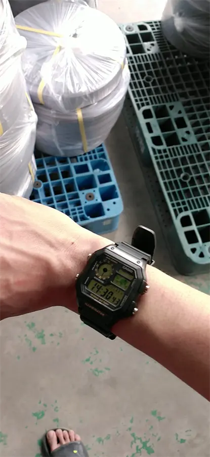 hách hàng review Đồng hồ CASIO 44.6 mm Nam AE-1200WH-1BVDF 6