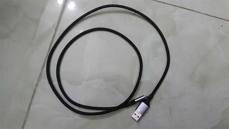 Khách hàng review Cáp USB Type-C 1 m AUKEY CB-CD2 Xám 1